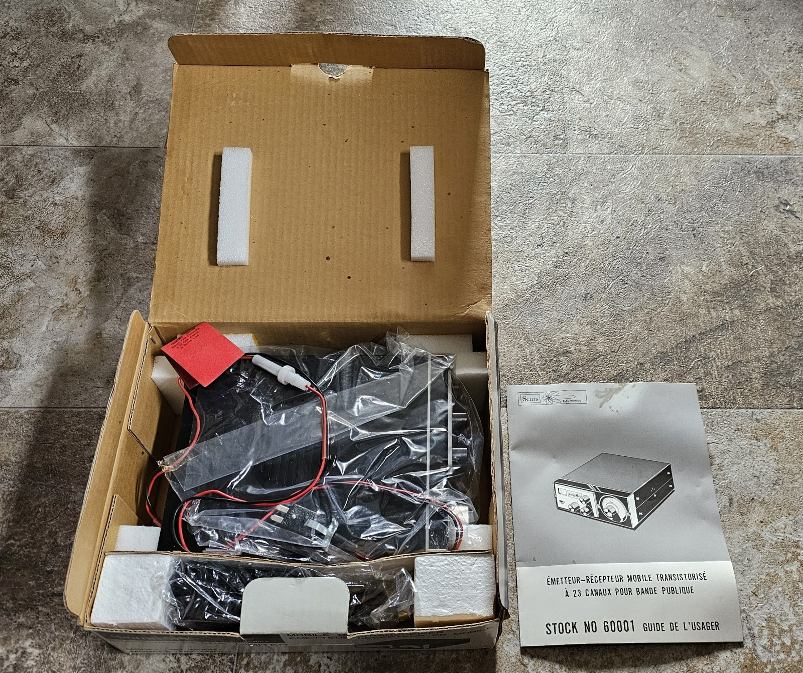 Simpson Sears Electronics Mobile CB Transceiver Model 60001