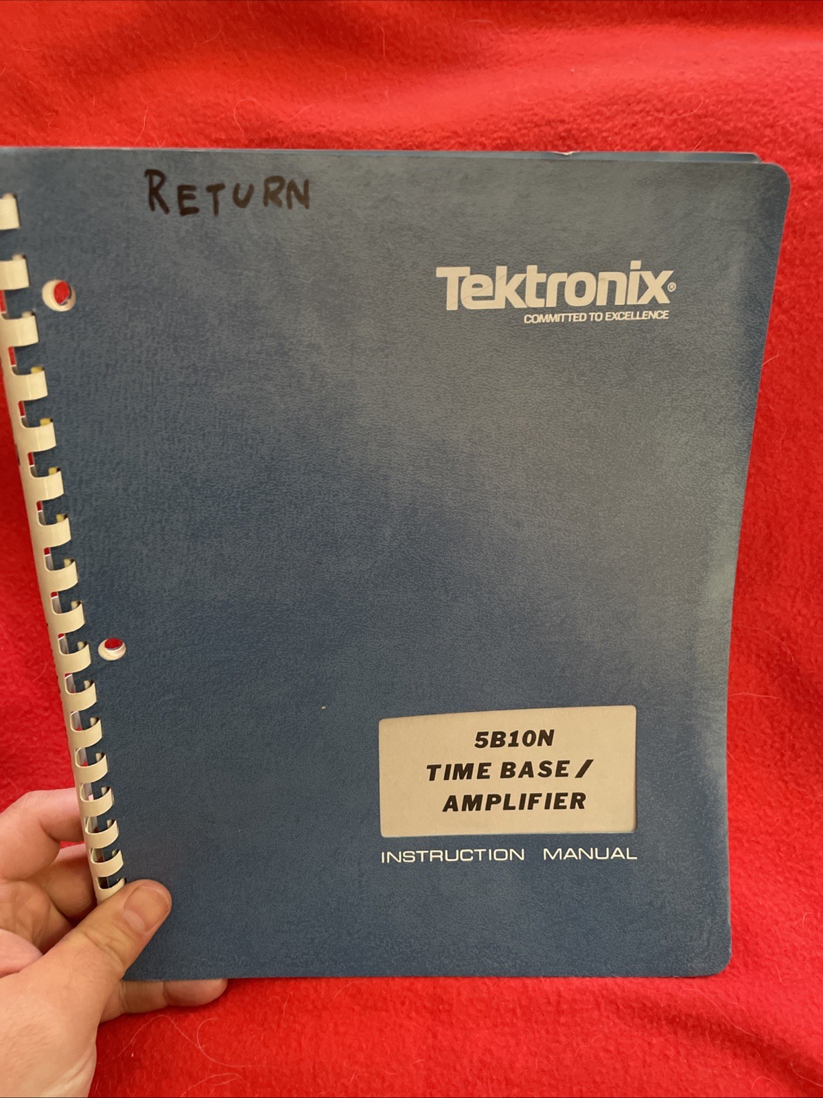 1979 Tektronix Instruction Manual 5B10N Time Base Amplifier