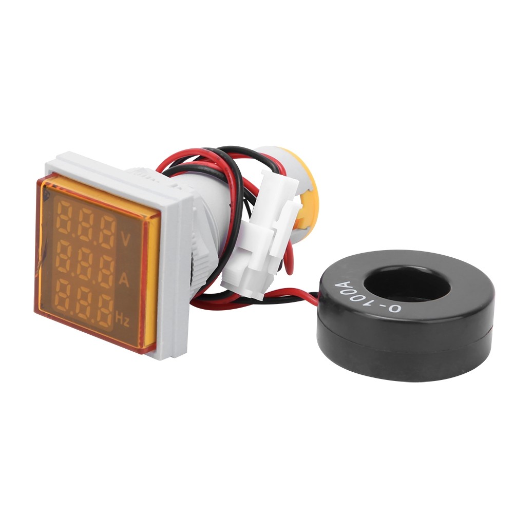 Multifunction Digital Meter Square 3-Digit Display AC Voltage Current BT0