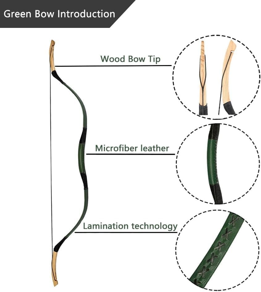 Versatile AF 53" Fiberglass Bow - Comfortable Precision for Archery Enthusiasts