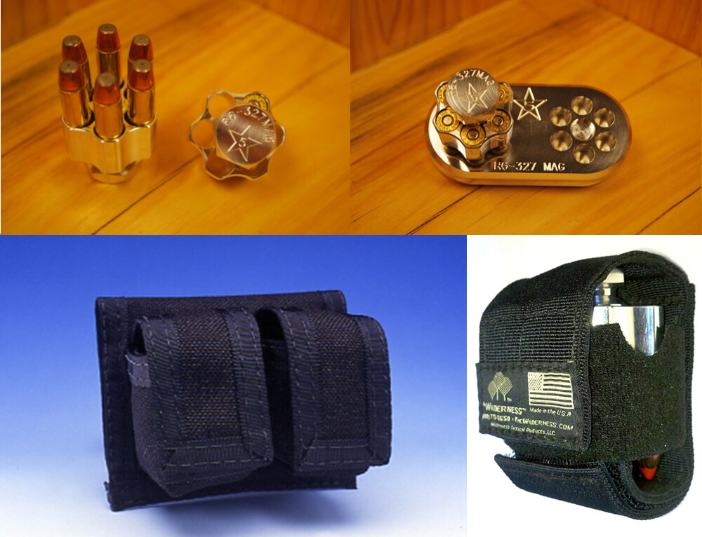 R6-327 [6-shot .327 Mag] Speedloader, Bedside Block, or Pouch