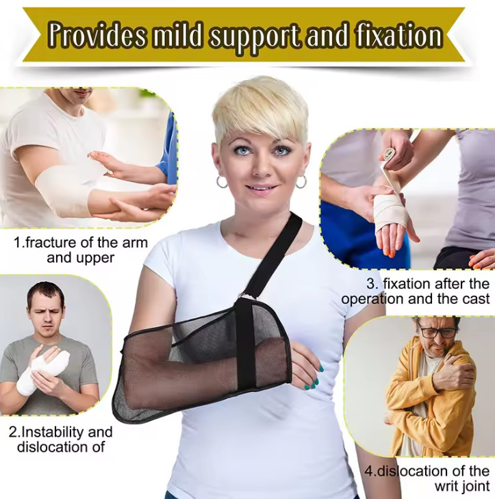 Mesh Arm Shoulder Sling Medical Shoulder Immobilizer Shower Adjustable Arm US