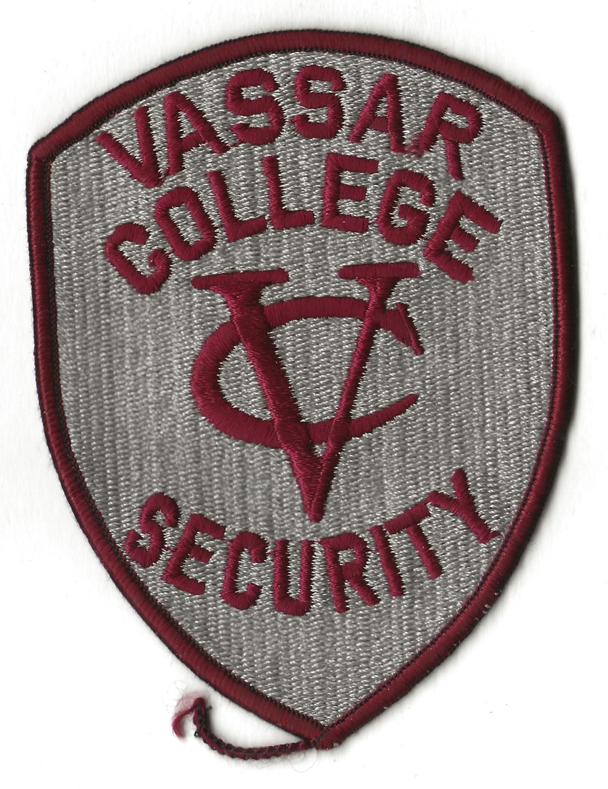 Vassar College security guard uniform patch