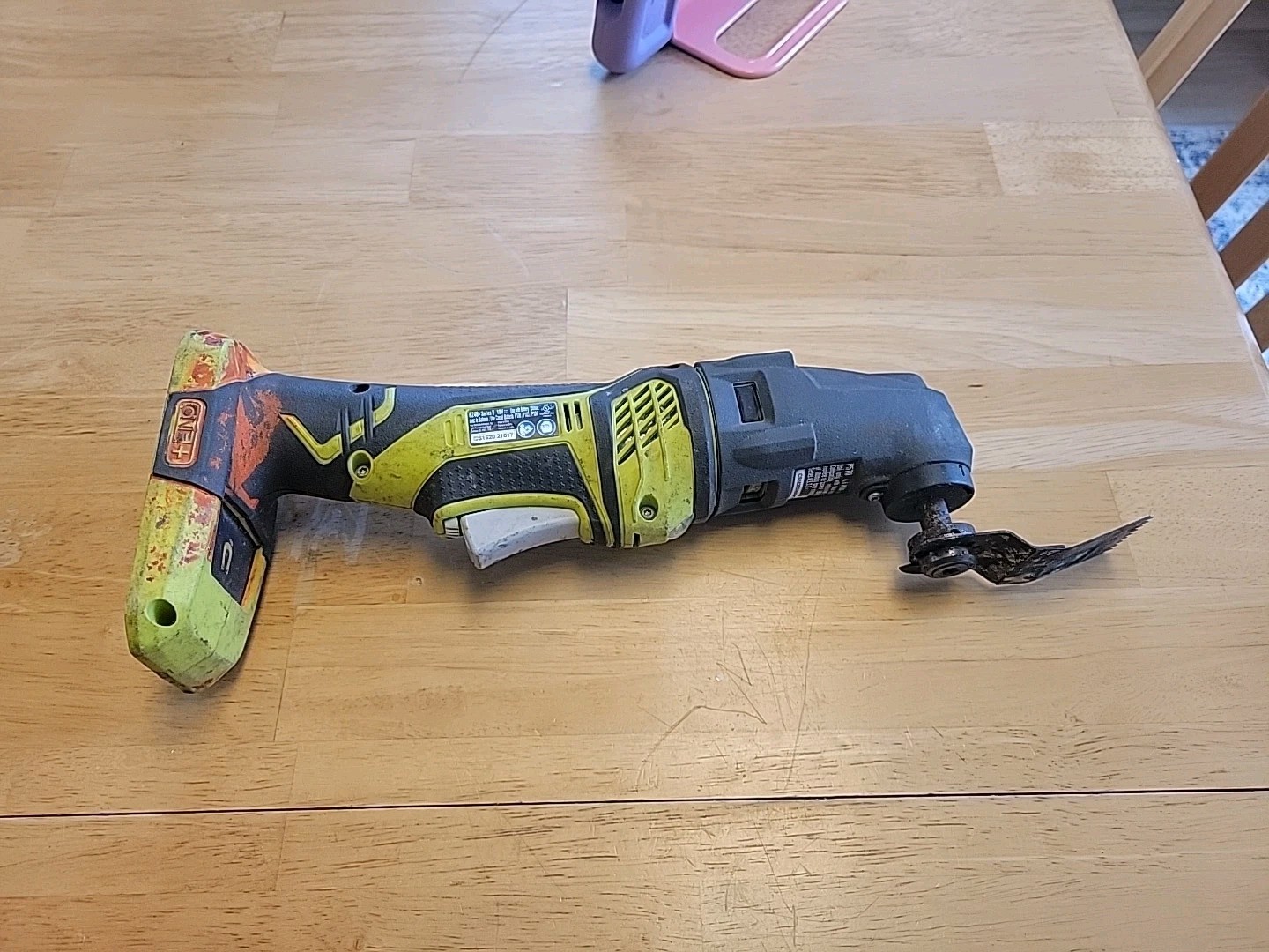 RYOBI P246 Series D w/P570 Head Brushless Oscillating Multi Tool