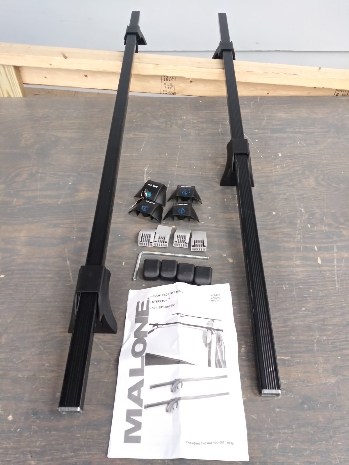 Malone SteelTop Universal Cross Rail System - 58" - Used - Acceptable