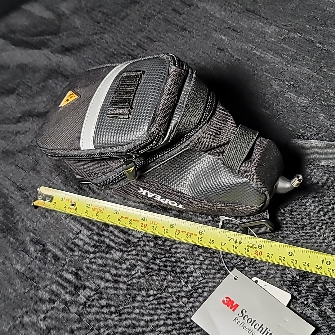 Topeak Aero Wedge Pack Medium Black Saddle Mounted Bicycle Bag