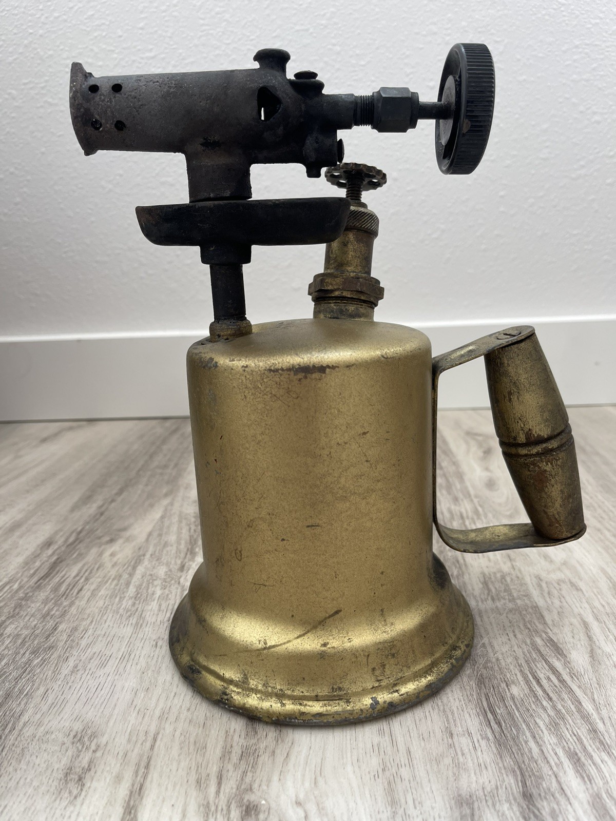 Vintage Brass Gasoline Blow Torch