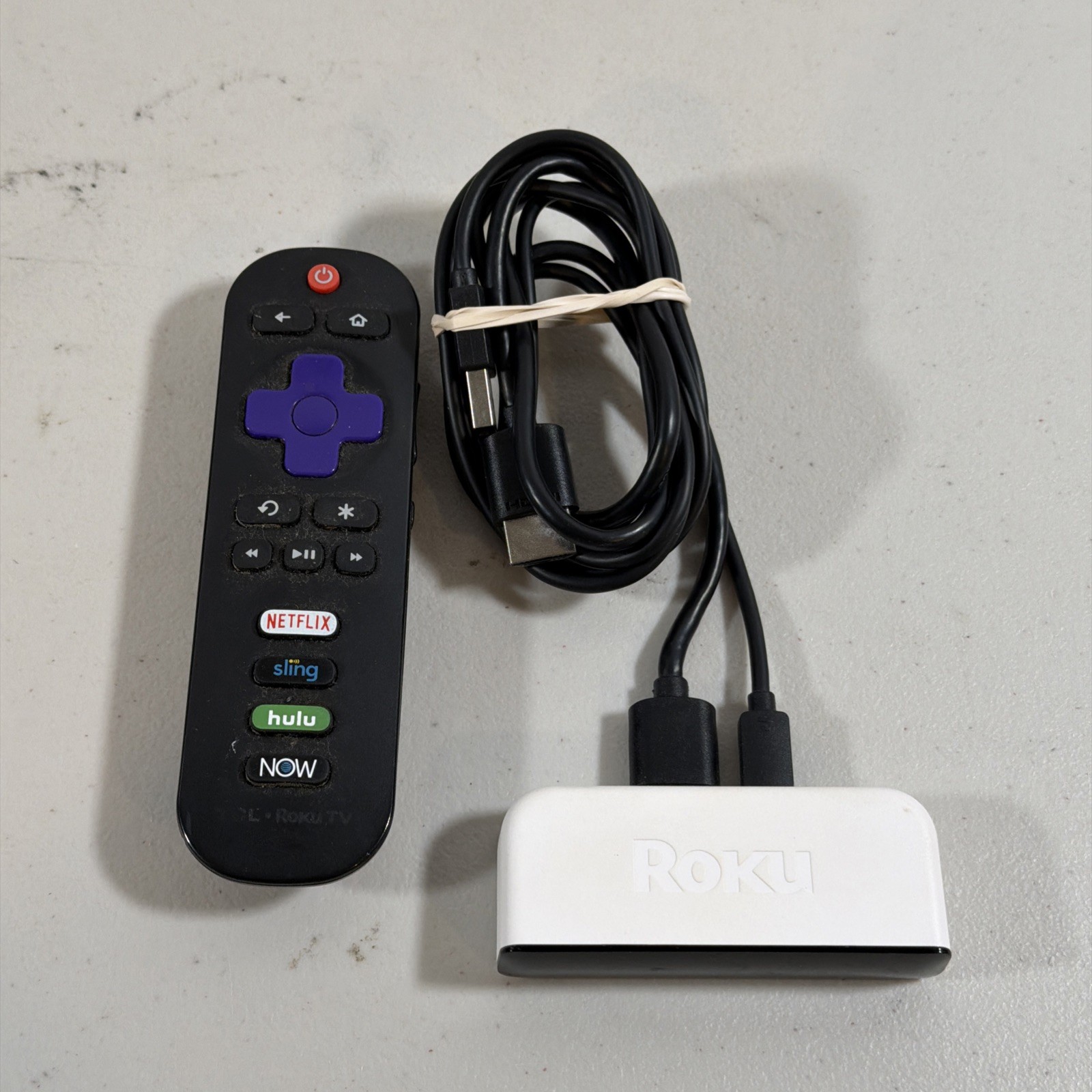 ROKU 3900X 1080p HD Streaming Device Remote HDMI AC Power Adapter