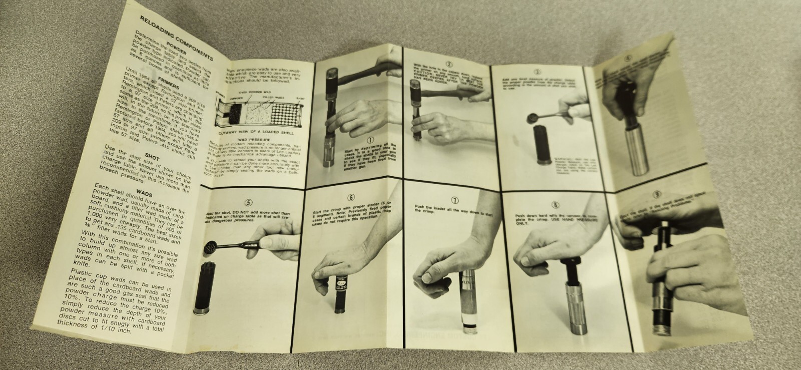 RARE FIND Vintage LEE LOADER 12 Ga. Guage 3" Shell Complete Reloading Tools Kit