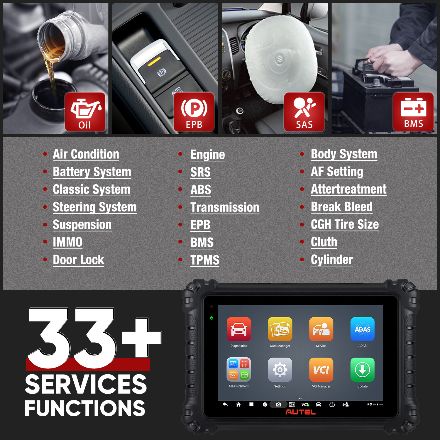 2023 Autel MaxiSYS MS906 Pro MK906 PRO Tablet Full System Diagnostic Scanner