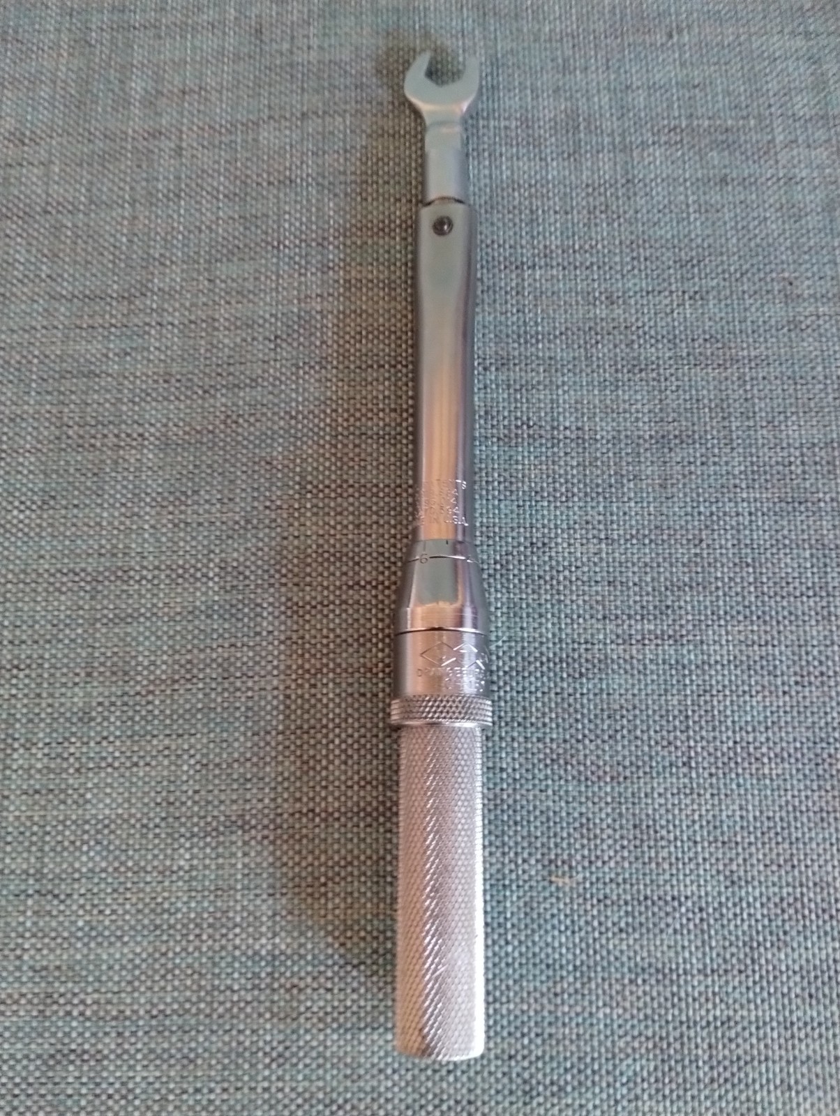 Vintage Utica TCI CH-150 Torque Wrench 30-150 In-Lbs 1/4" Drive w/ Open End Head