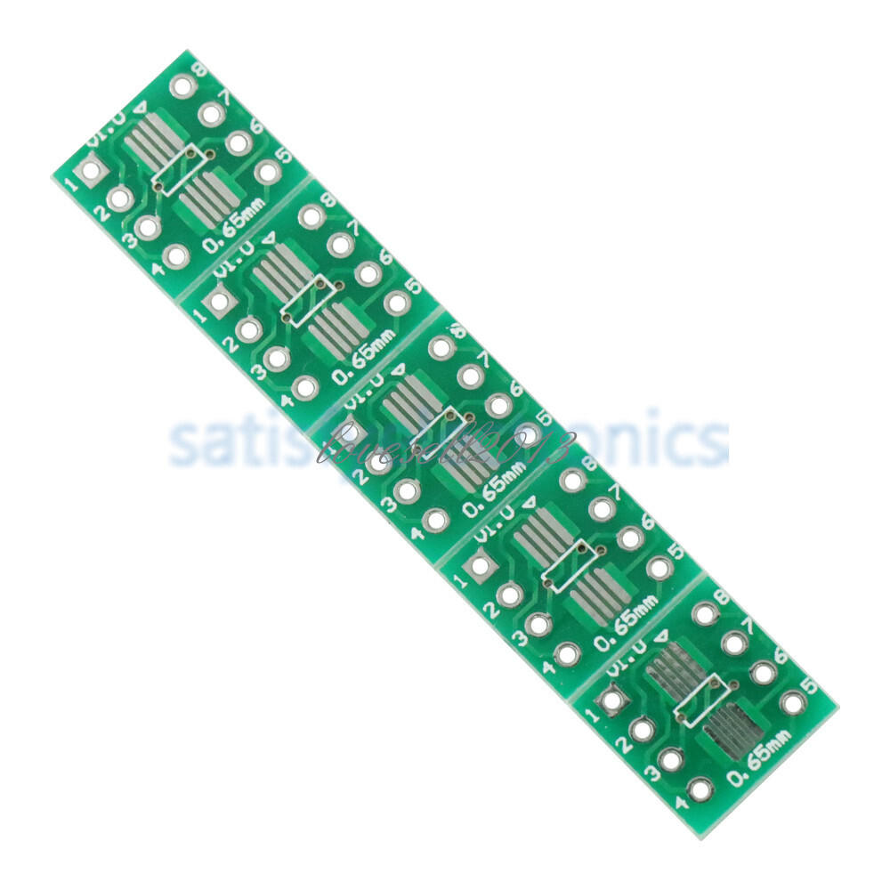20PCS SOP8 SO8 SOIC8 TO DIP8 Interposer Board PCB Board Adapter Plate