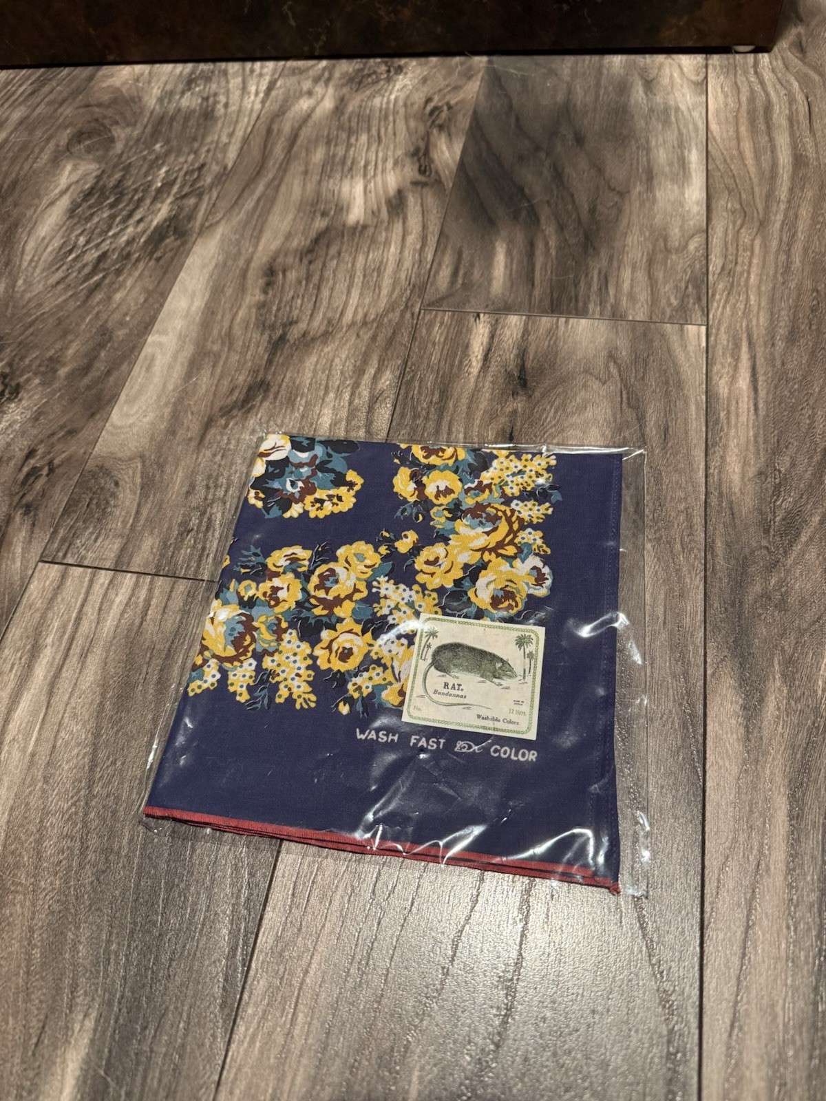 Kapital Japan Fast Color Selvedge Bandana Dianthus Champetre Navy Capital New