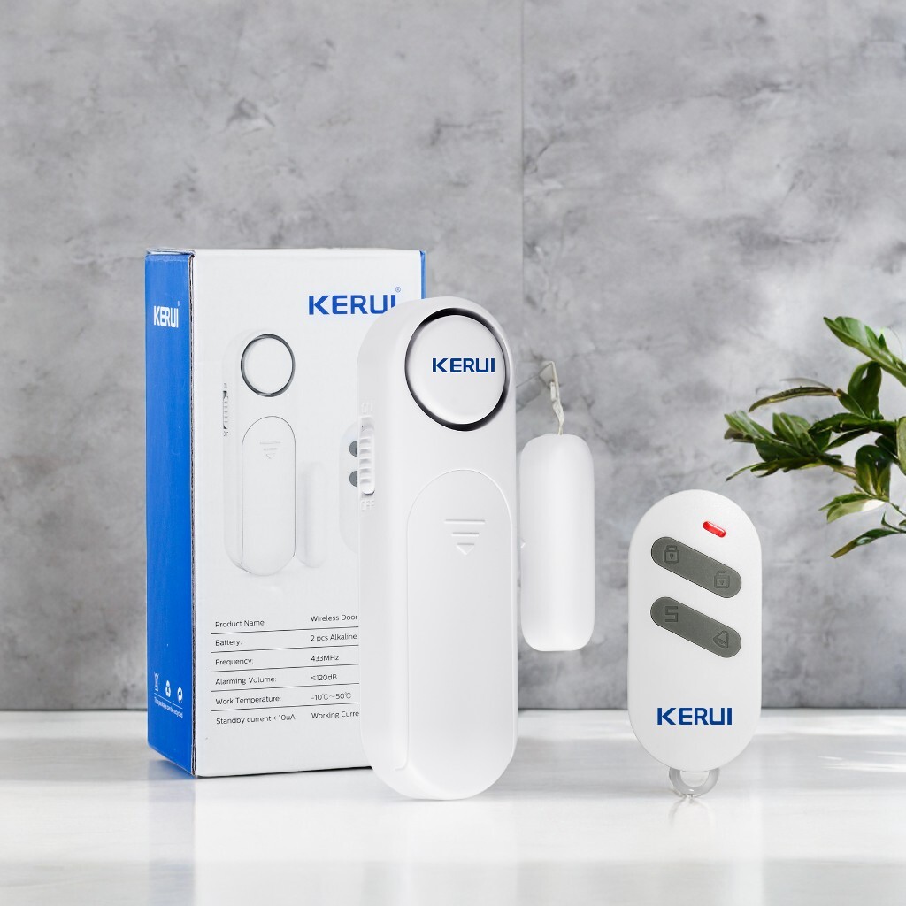 Wireless 120dB Door Window Security Alarm Sensor Remote Control Home Entry Alert