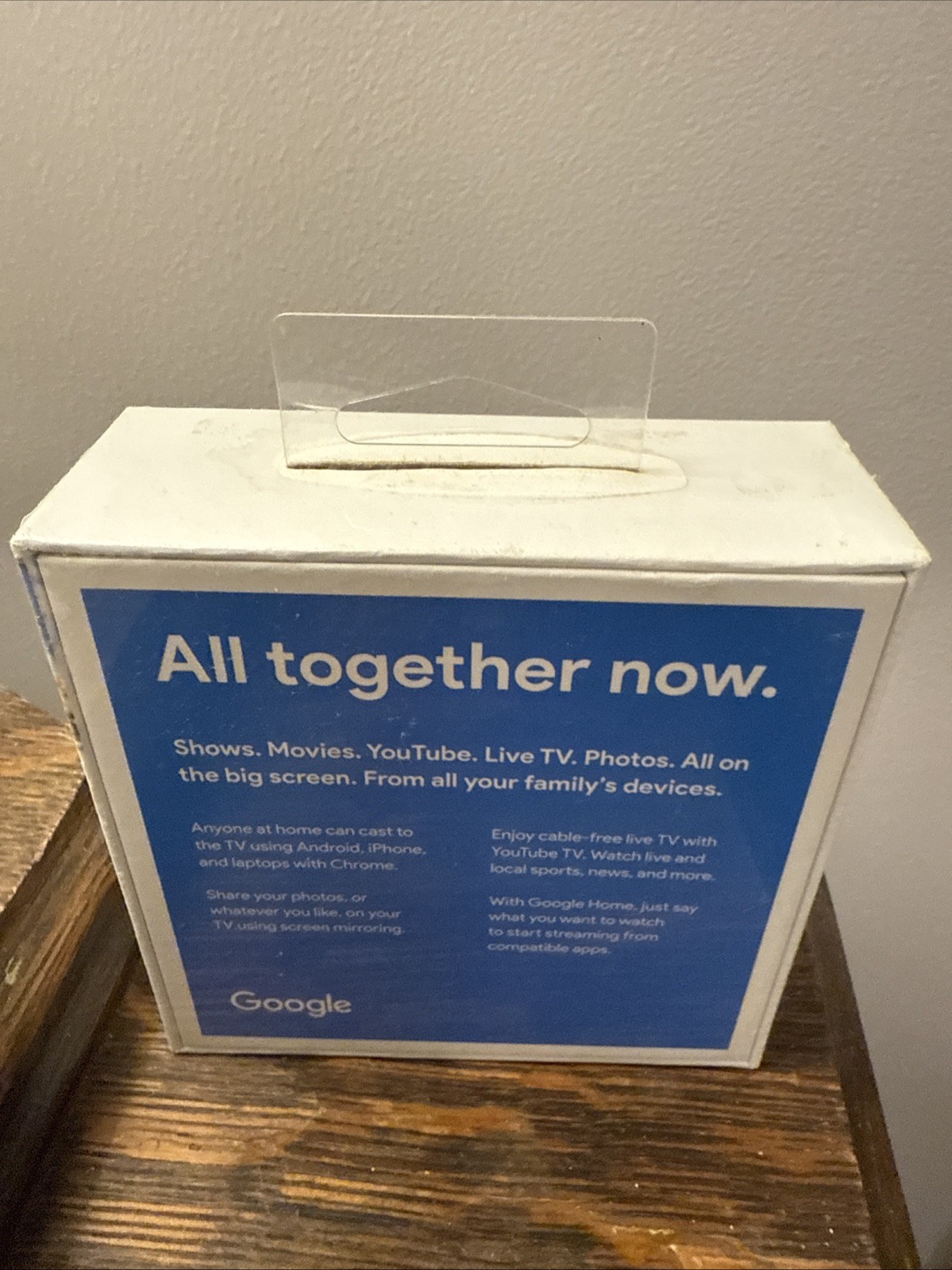 GOOGLE CHOMECAST 2000+ ANDROID &I PHONE BRAND NEW