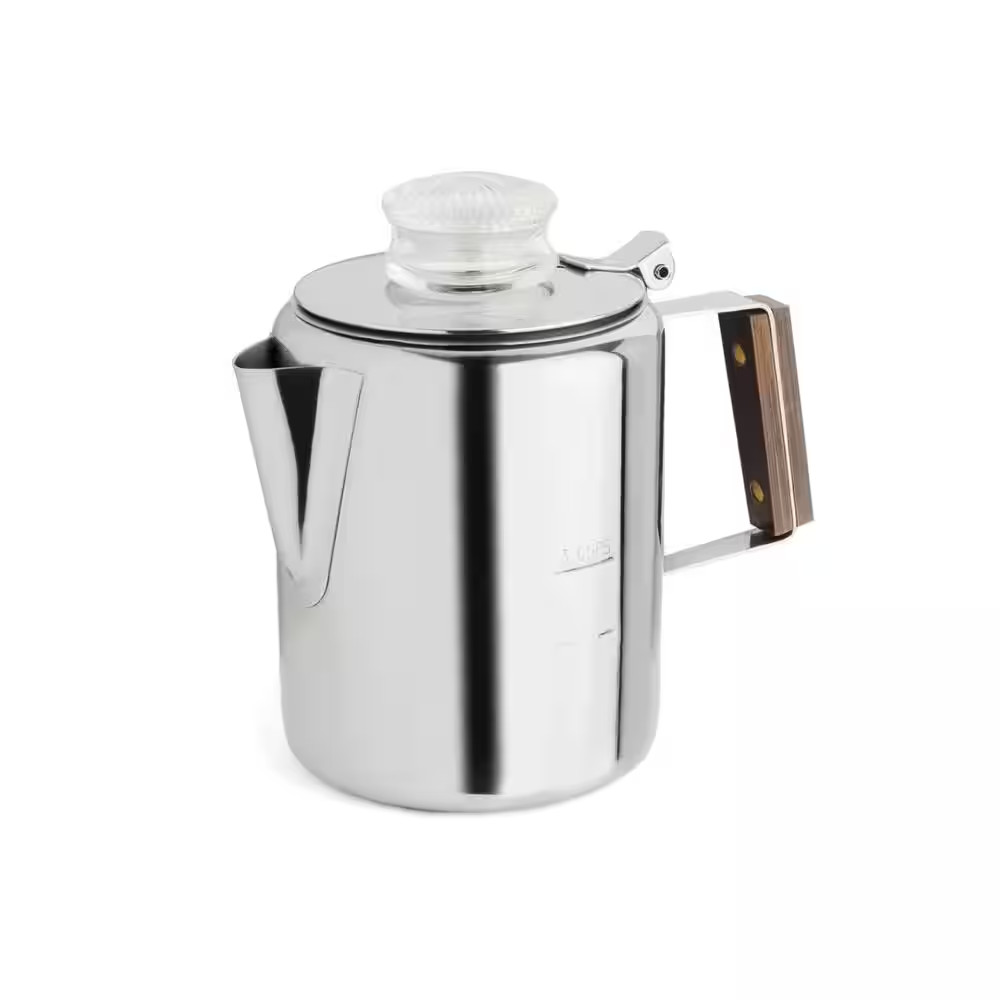 Coffee Percolator Stainless Steel 2 3 Cup Stovetop Camping Classic Brew Pot Set