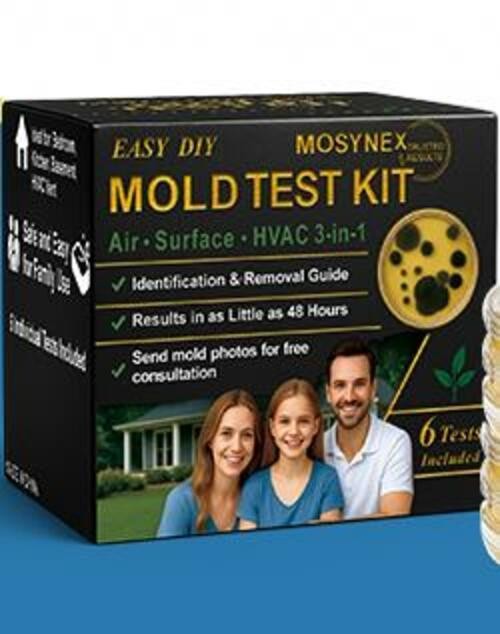 Mosynex Mold Test Kit 6 Detection Tests DIY Black Mold Detector Indoor Air