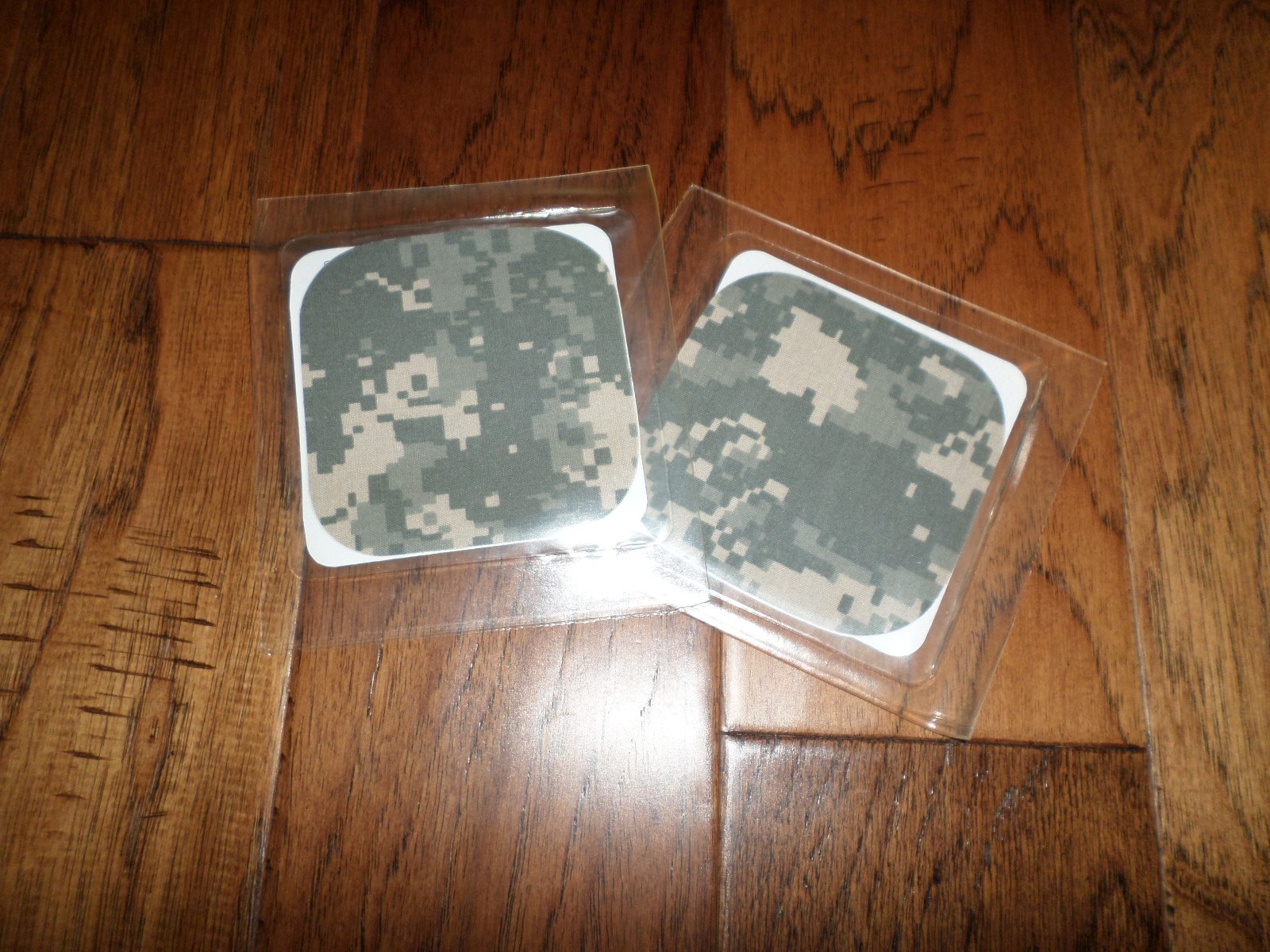 MILITARY ACU DIGITAL CAMO UNIFORM REPAIR NO-IRON PATCH SET OF 2 4X4  PATCHES