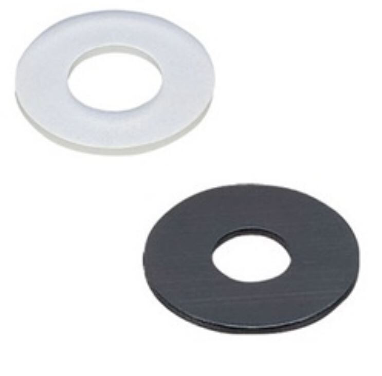 HIROSUGI-KEIKI NN-1604-10B Nylon Washer NN/NN-B Black 1.7IDx4ODx1Thic Pk of (75)