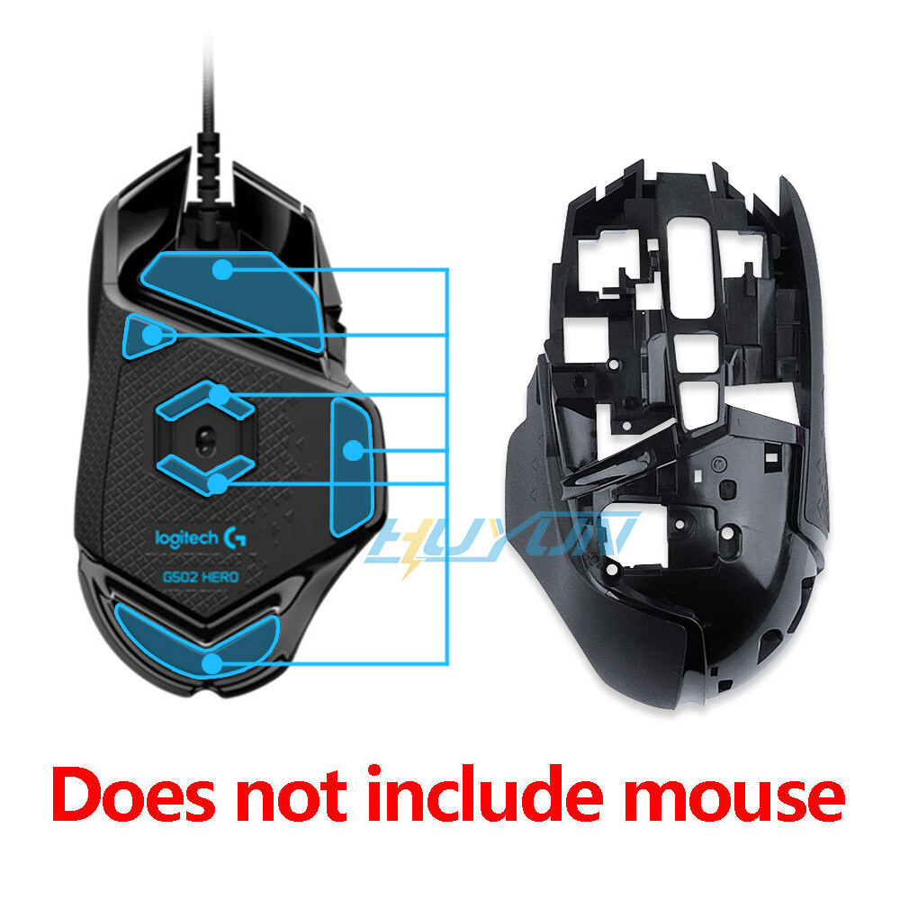 Replaced Framework/Shell/Cover for Logitech G502 Wired/Wireless Gaming Mouse