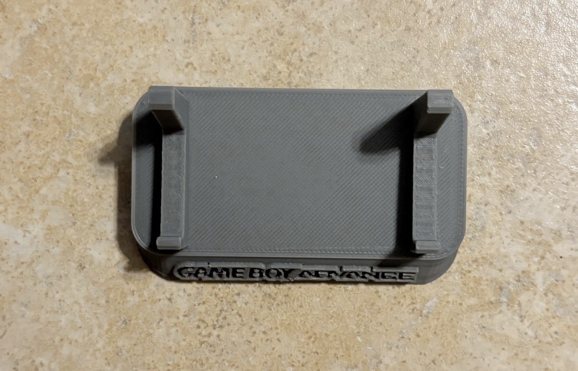 3D Printed GameBoy Advance Handheld Stand