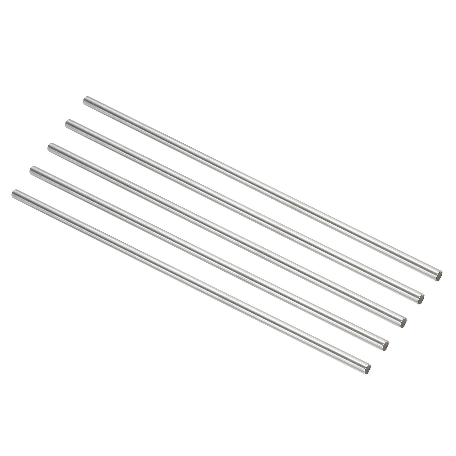 Thermowell Pipe Immersion Well 1/4" ID 9/32" OD 12" Stainless Steel 304 5pcs
