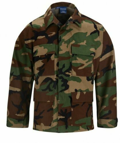 Propper 4 Pocket Coat Poly Cotton Woodland camo F5454 Medium Regular jacket