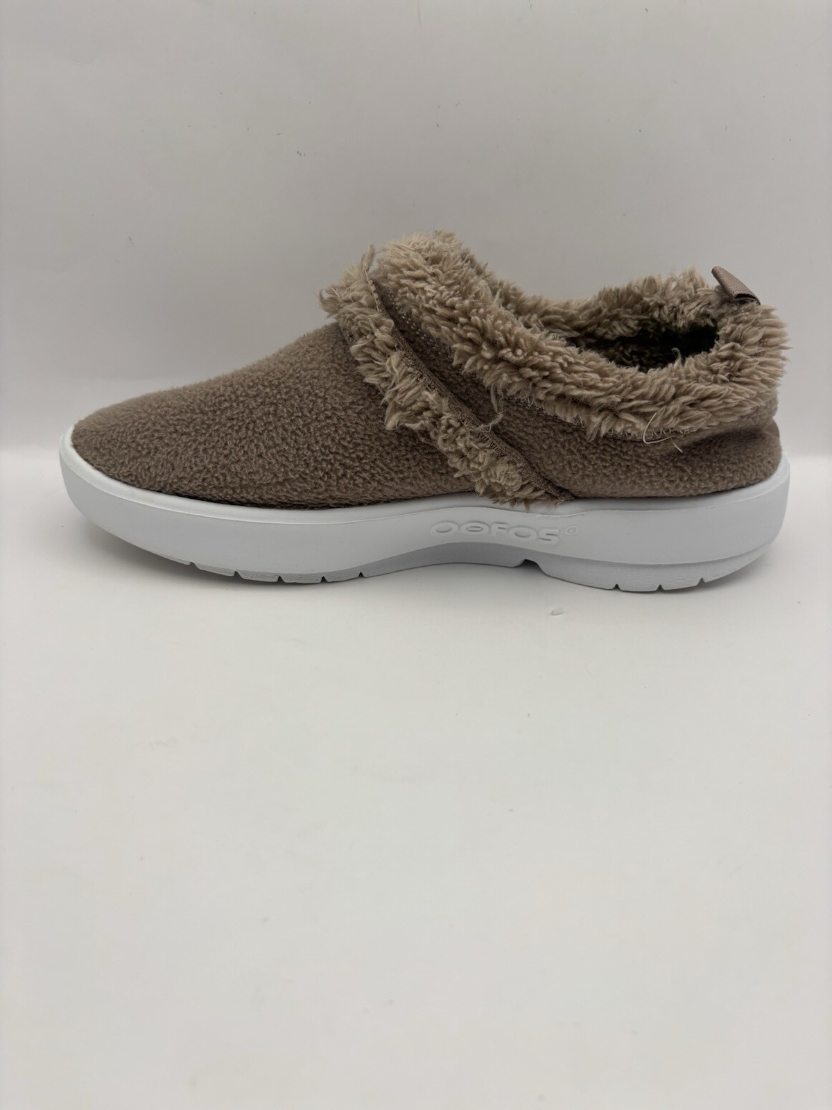 OOFOS OOcoozie Low Recovery Brown Slip On Shoes Women Size 8