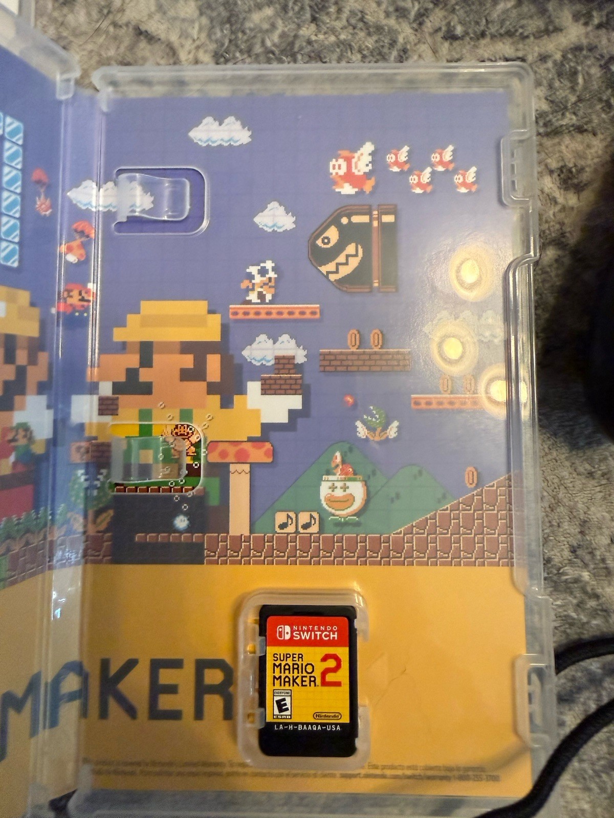 Nintendo Switch HAC-001(-01) Bundle w/ Super Mario Maker 2, Minecraft, Dock, Pr…