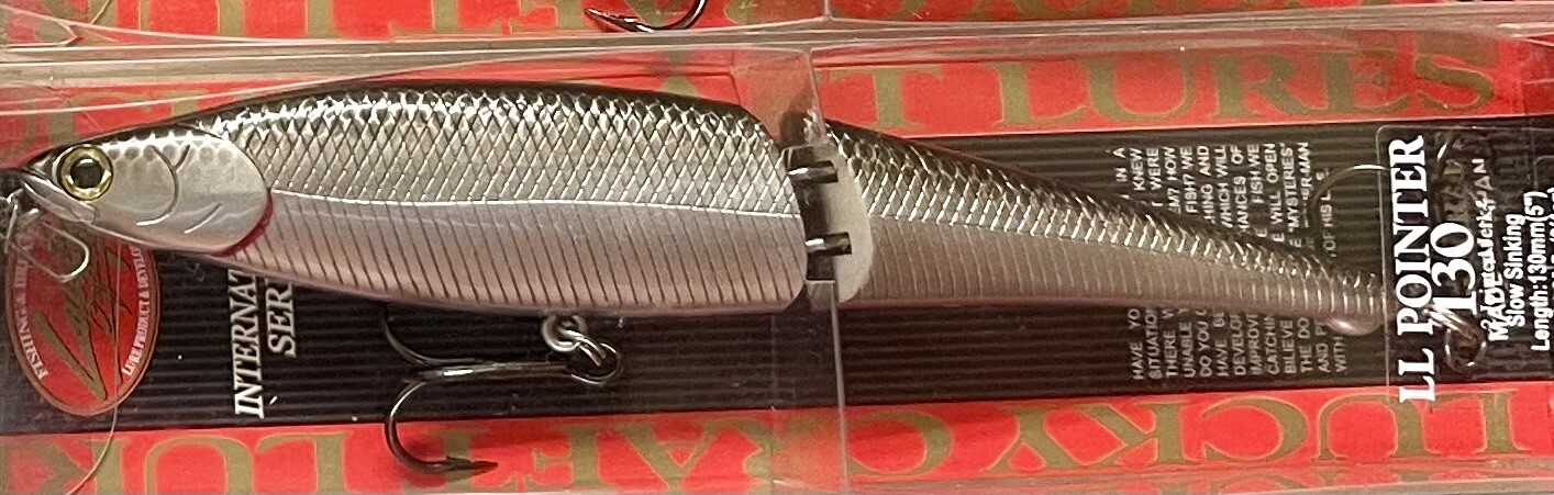 LUCKY CRAFT LL Pointer 130 Sinking 5” Lipless 3/4oz Jointed Jerkbait -Pick Color