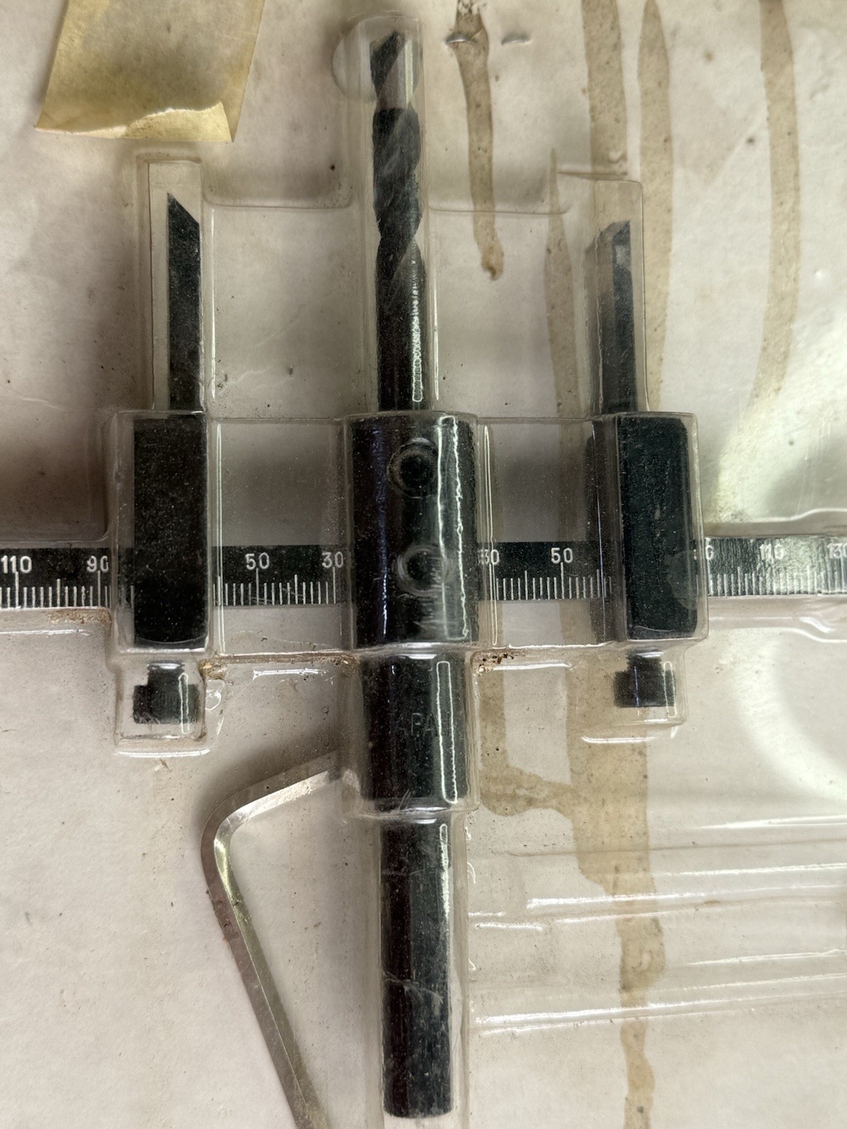 Woodworking Brookstone Equal Arm Boring Tool 09959 Used