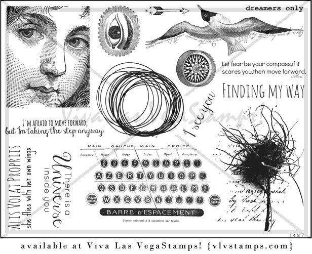 Unmounted Rubber Stamp Plate, Unmounted/Uncut Pink Rubber Stamps