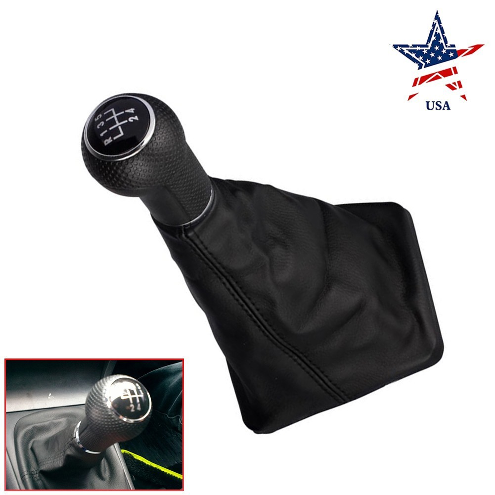 Fit VW Jetta 2002-2012 5-Speed Gear Stick Shift Knob Gaiter Boot Anti-Skid New