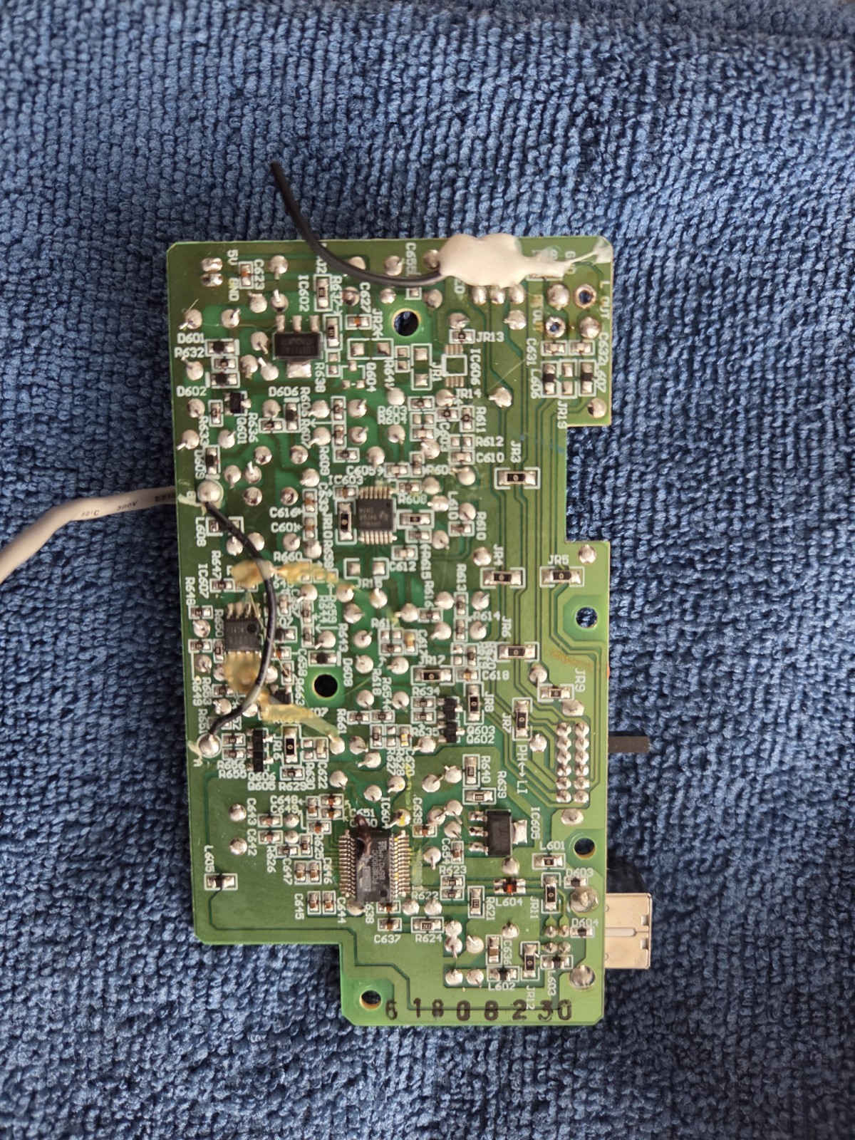 Audio Technica AT-LP120-USB Turntable Preamp PCB - Working - No RCA Cable