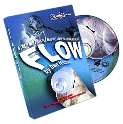 FLOW DVD & GIMMICK BY DAN HAUSS & PAUL HARRIS MAGIC TRICKS STOP & START LIQUID
