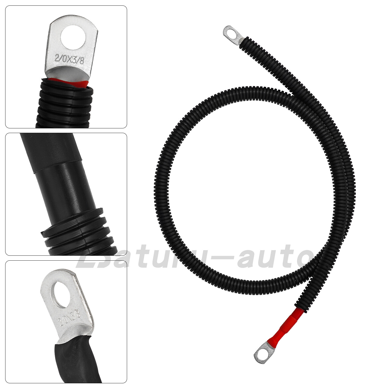 For 1999-2003 Ford 7.3L Powerstroke Diesel Battery Cable Kit Positive & Negative
