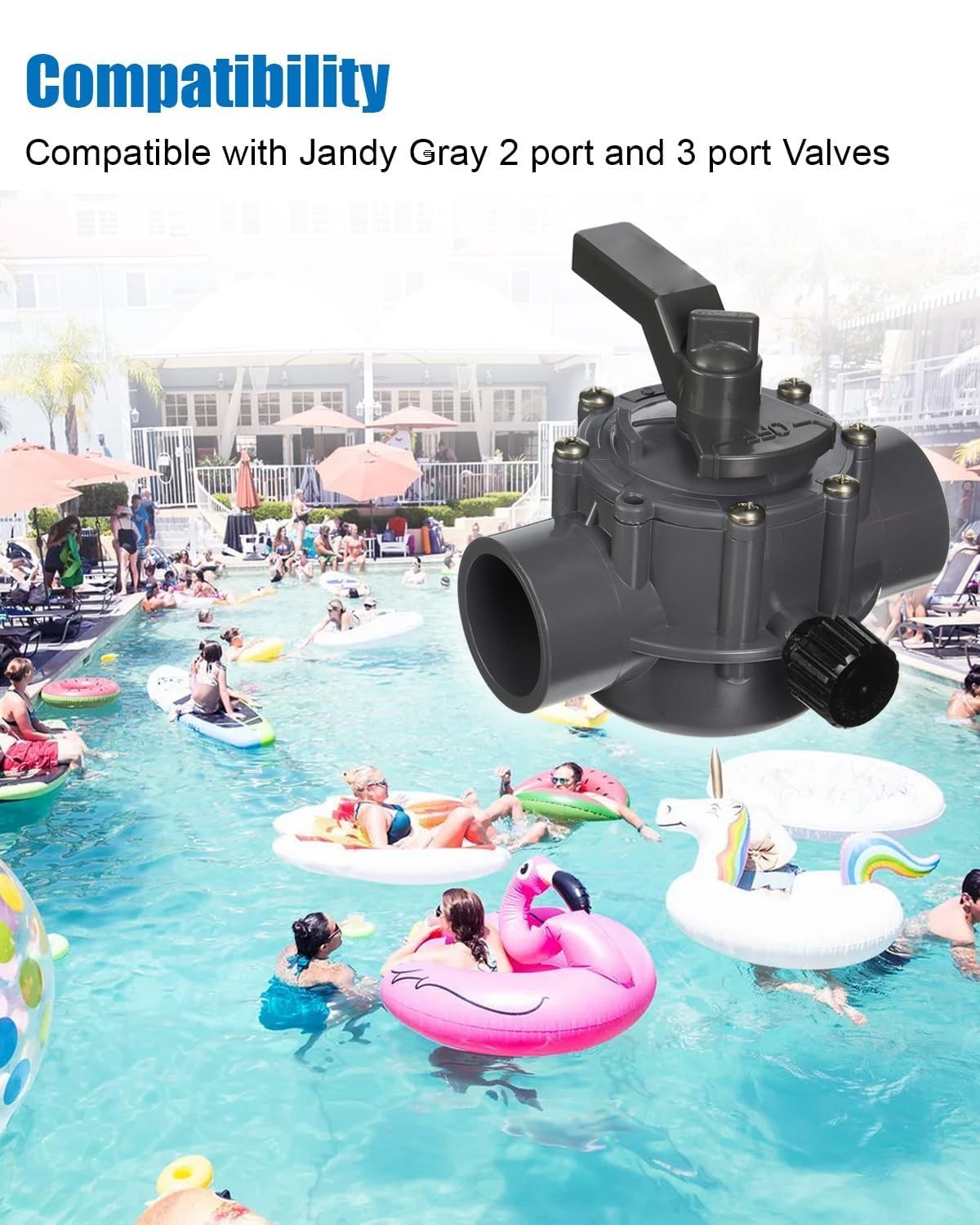 3 Sets 2 Port 3 Port Pool Valve Rebuild Kit Fits Jandy Gray 2133 1132