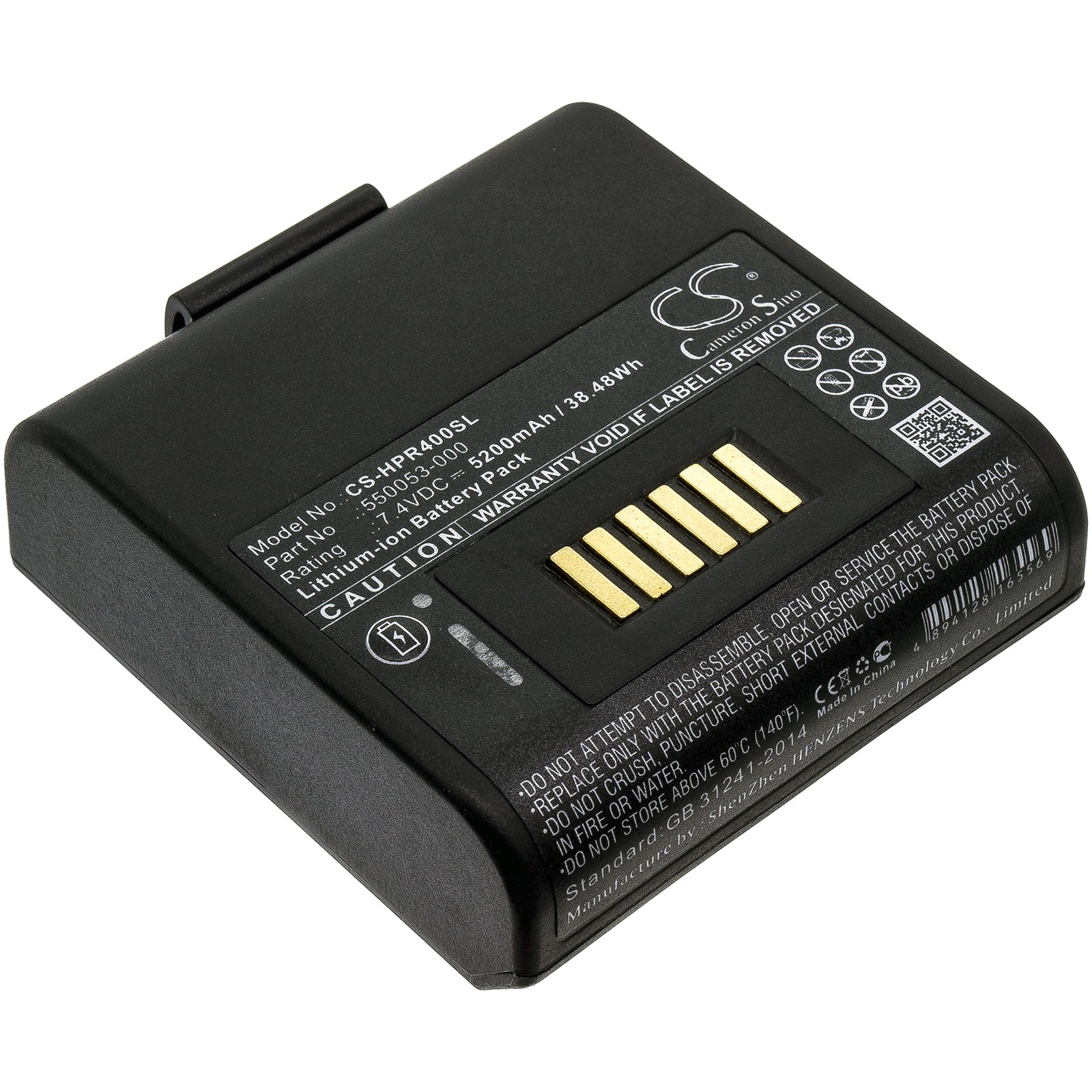 Battery for Honeywell RP4 Intermec Oneil 550053-000 Portable Printer 7.4v 5200mA