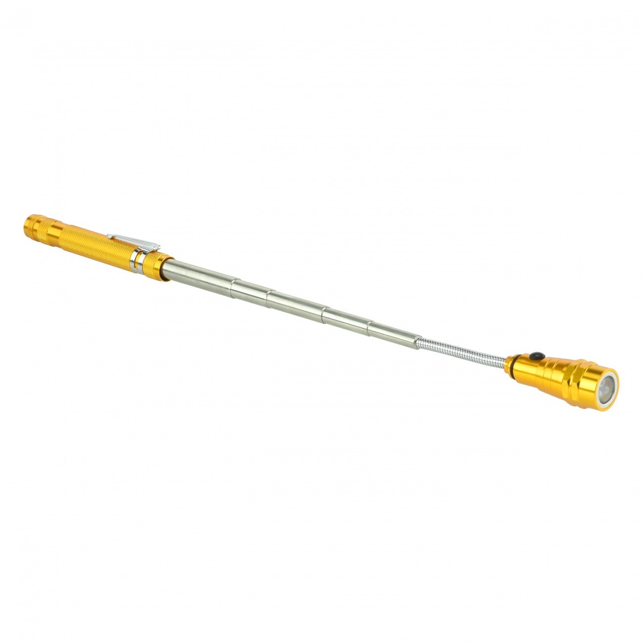 Magnetic Pick Up Tool Flashlight Flex Head Telescopic