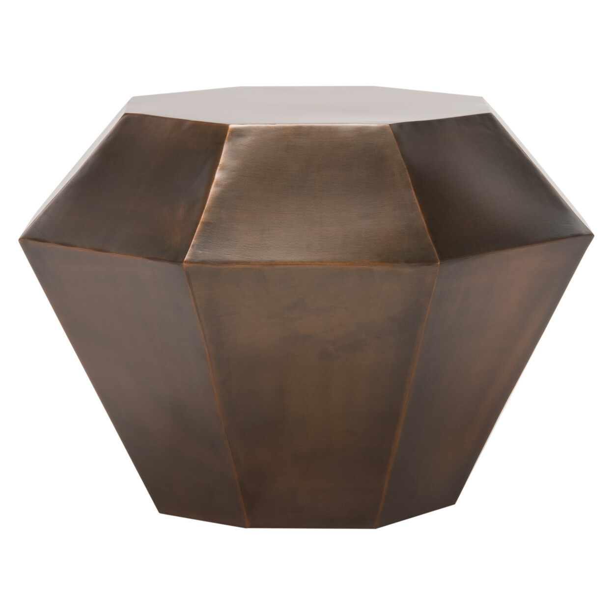 SAFAVIEH Grace Diamond Accent Table | Antique Copper |