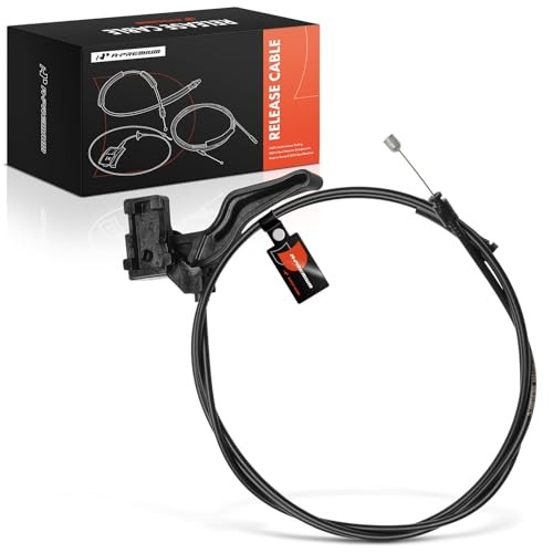 Front Hood Latch Release Cable with Handle | Compatible with Saturn Ion 2003
