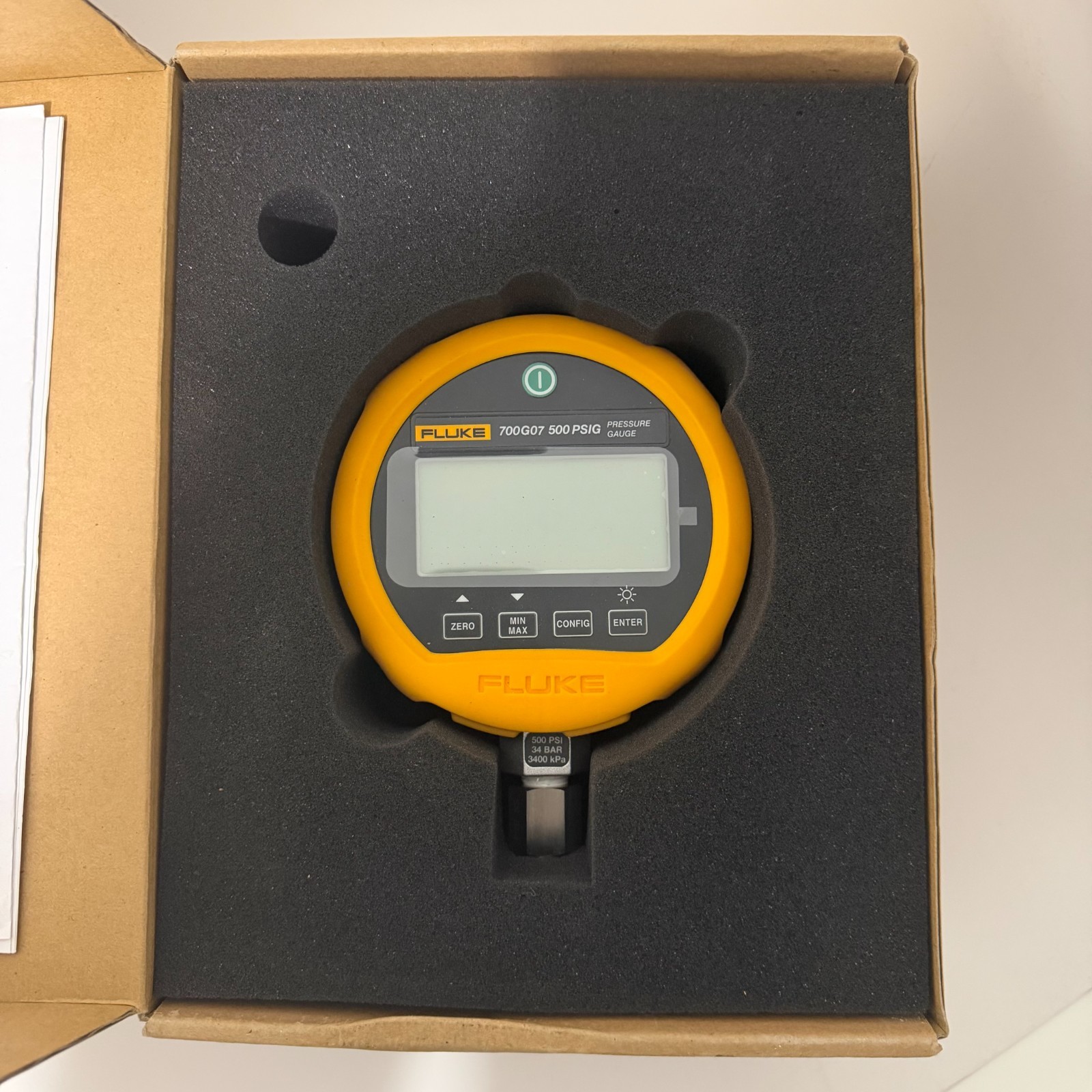 Fluke 700G07 500PSIG Pressure Guage Test Digital Calibrator -12 to 500 PSI NEW