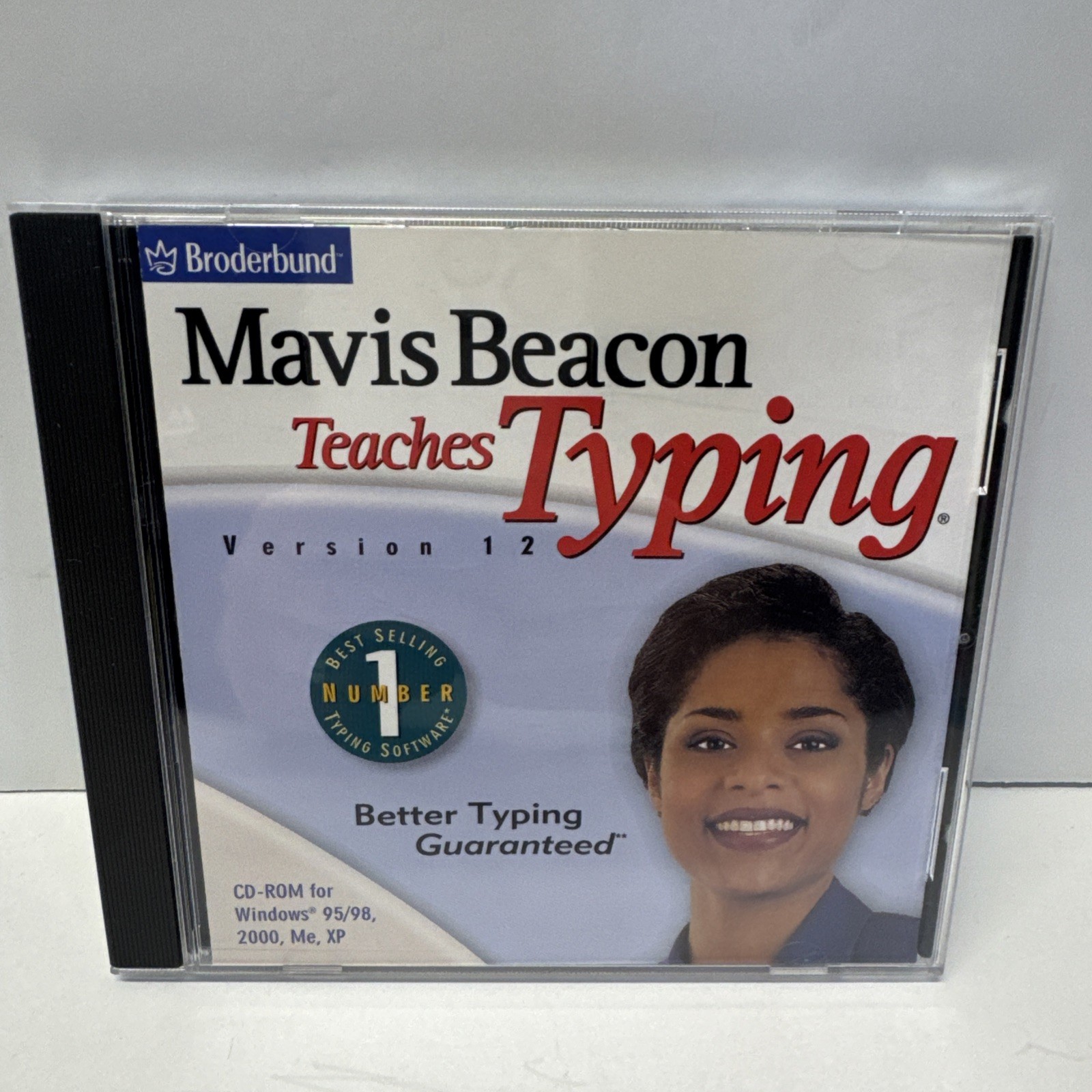 Mavis Beacon Teaches Typing Version 12 CD-ROM Windows 95 98 2000 XP Broderbund