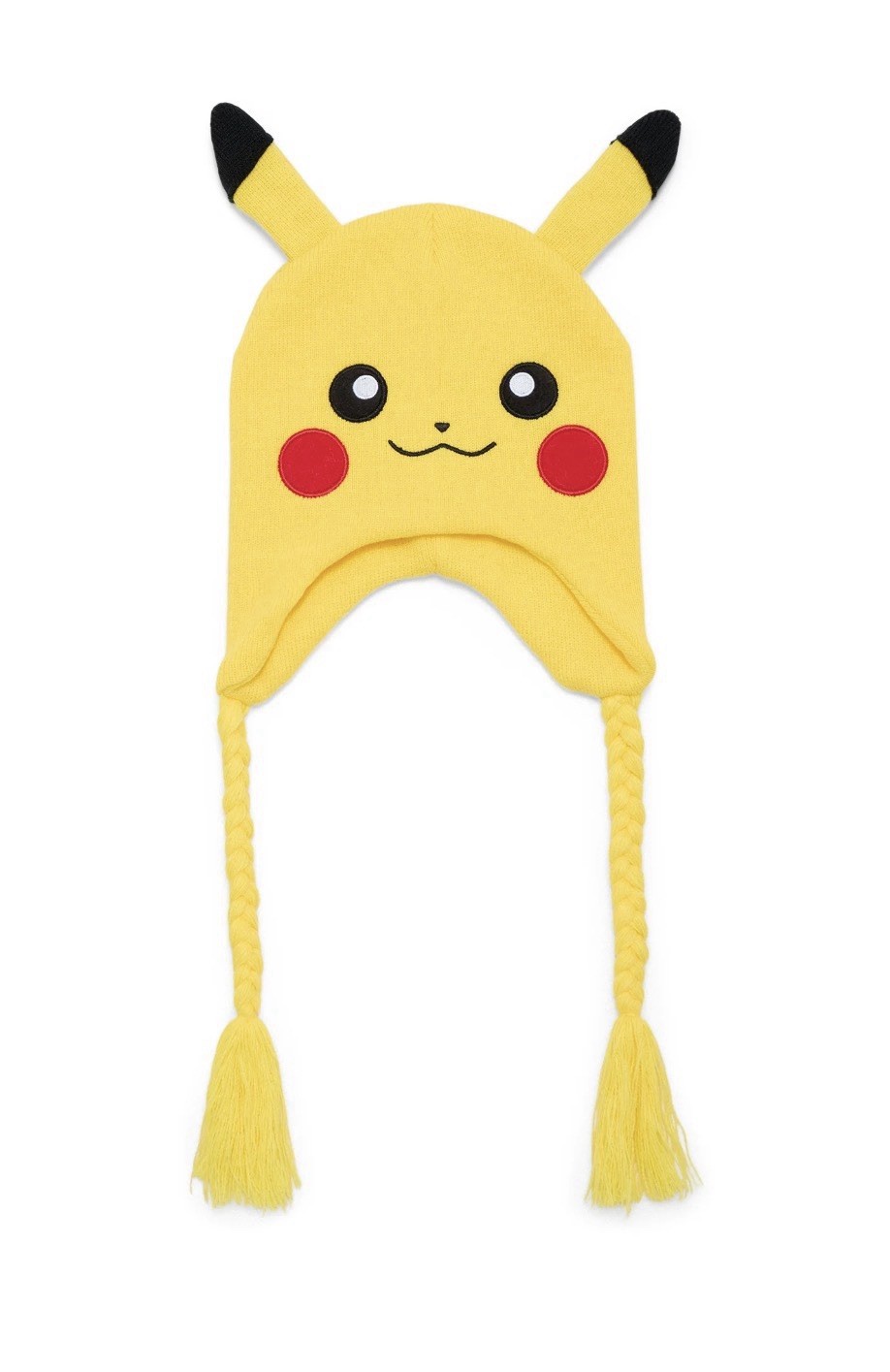 Pokemon Pikachu Laplander Beanie Hat with Ears and Tails - One Sze -!