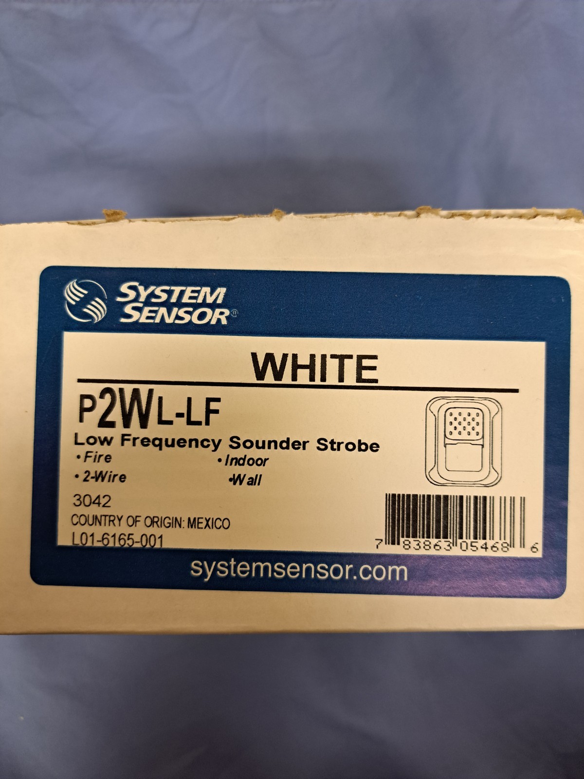 System Sensor P2WL-LF Low Frequency Sound Strobe - White