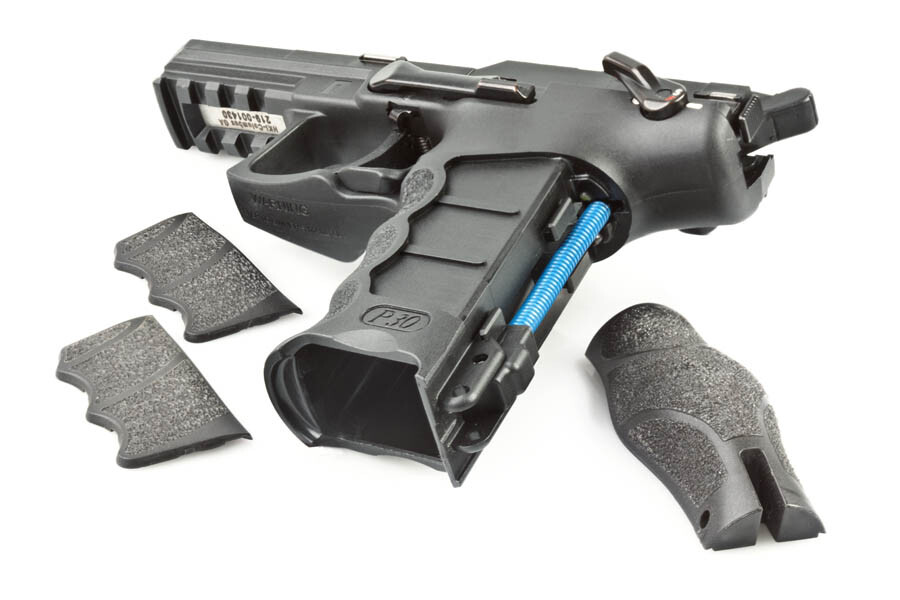 HECKLER & KOCH HK P30 PISTOL SIDE PANELS/BACKSTRAP GRIP SET BLACK S OR L