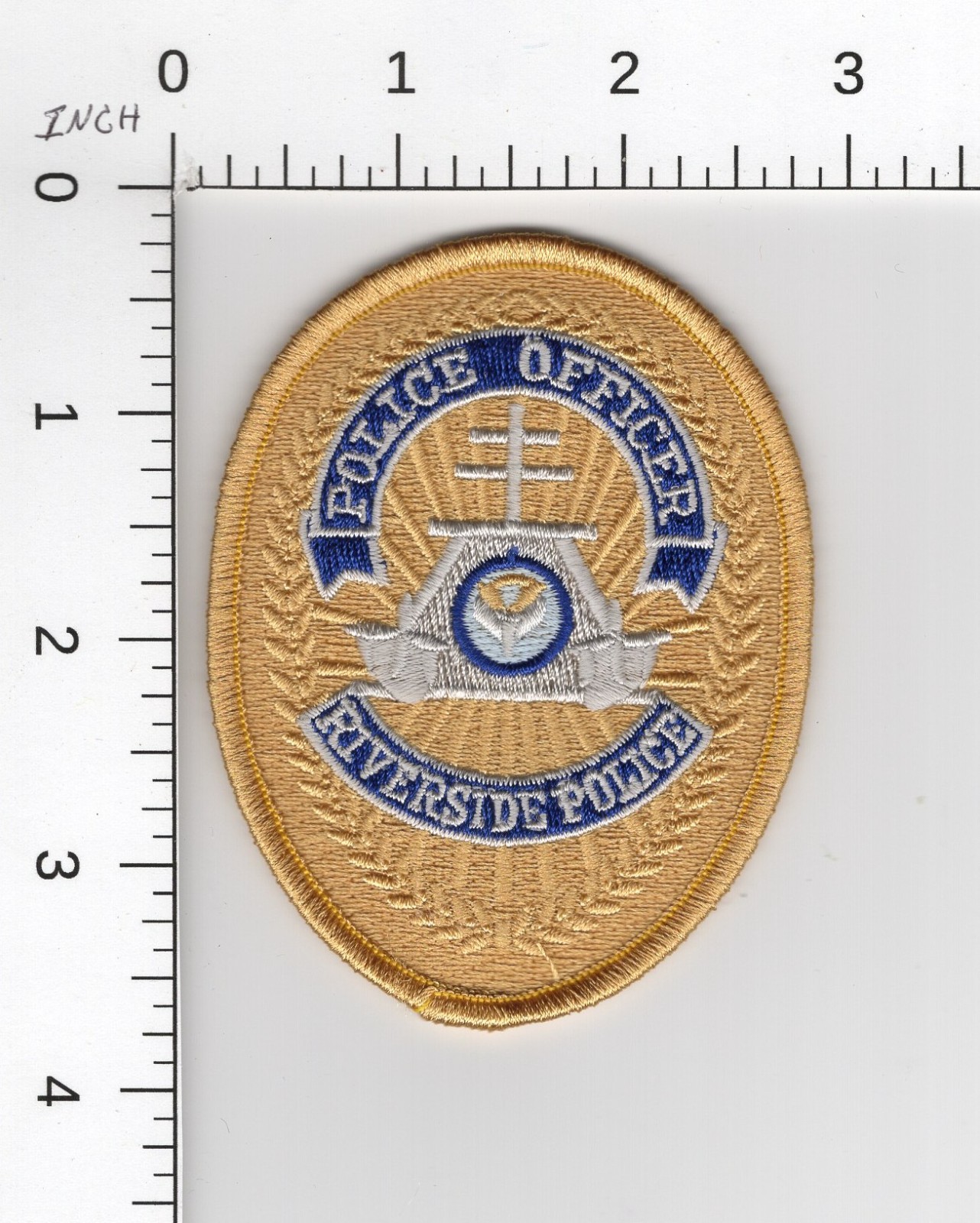 RIVERSIDE CALIFORNIA ^^^ COLLECTIBLE POLICE EMBROIDERED PATCH