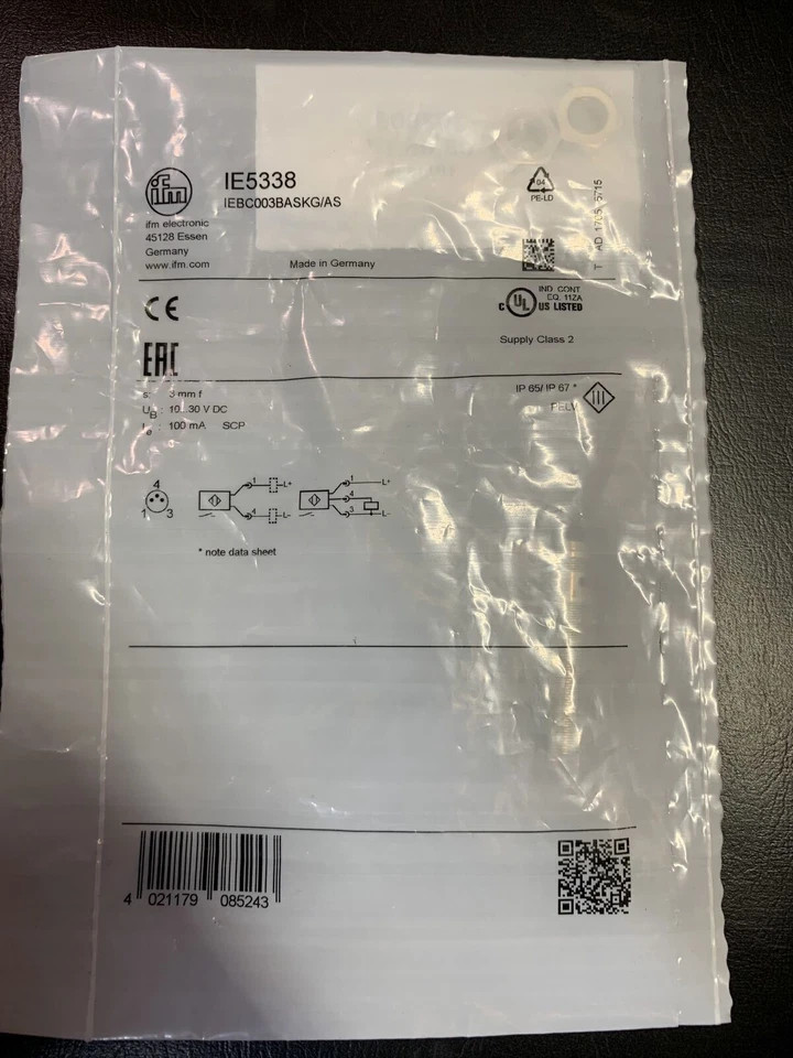 New IFM IE5338 Proximity Switch