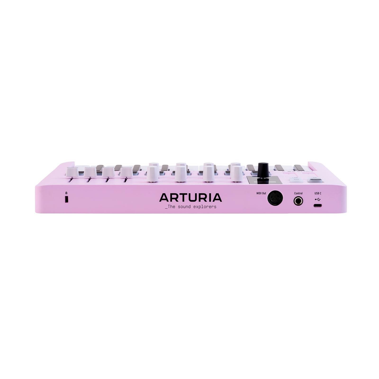 Arturia MiniLab 3 MIDI Hybrid Keyboard Controller - Rose Quartz