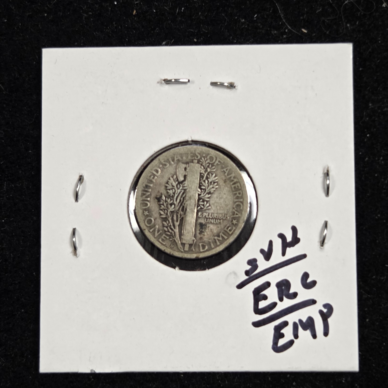 1918-D Mercury Silver Dime G - Single Coin